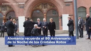 Alemania recuerda la 'Noche de los Cristales Rotos'