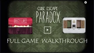 Cube Escape: Paradox  FULL Game.