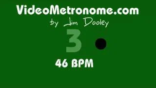 46 BPM Human Voice Metronome by Jim Dooley
