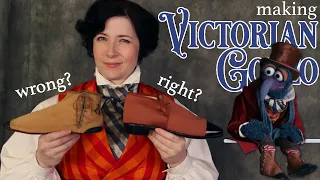 Making Victorian Mens Shoes for Gonzo Historically Accurate Cosplay