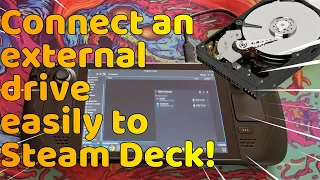 Steamdeck | Add an external Drive for backup games.