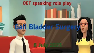OET speaking roleplay // Gall Bladder Surgery @NursesDreamOnline