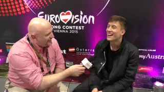 Eurovision Ireland interviews Loïc Nottet from Belgium in Vienna at Eurovision 2015