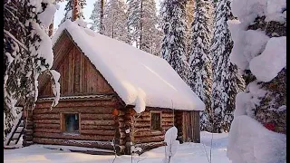 ПРОБИВАЕМ ПУТИК в ИЗБУ. ЧЕТЫРЕ ДНЯ в ТАЙГЕ. СТАВИМ СЕТИ под ЛЁД на ТАЁЖНОМ ОЗЕРЕ. Часть первая.