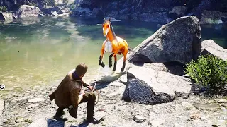 ARTHUR CATCH A BEST FOX HORSE - RED DEAD REDEMPTION 2 GAMEPLAY