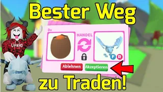 Wie Tradet man von einem Cracked Egg bis zu einem Legendary Pet?! *TESTEN* (Adopt Me Deutsch/LivzHD)