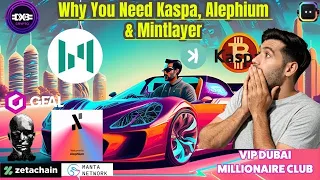 🔥Why you need Kaspa, Alephium and Mintlayer in any portfolio!