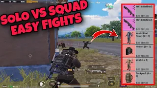 Metro Royale Solo vs Squad Easy Fights in Advanced Mode / PUBG METRO ROYALE CHAPTER 5