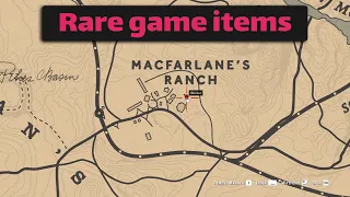 All unique and special items that you can only find in New Austin - RDR2