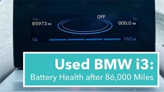 BMW i3 (94Ah): 164 Miles of Battery Range After 86,000 Miles!