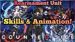 Counter:Side - Rearmament Unit Skills & Animation!