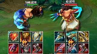 TANK UDYR vs AD UDYR FULL BUILD FIGHTS | WHICH BUILD IS BETTER?