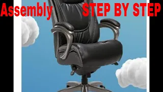 Assembly Serta Big and Tall Smart Layers Executive Office Chair Comfort Coils Ergonomic Chair