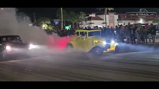 Burnouts in front of Cops 2023 Daytona Turkey Run Nites (Friday)