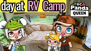 Morning Routine In An RV! 🌞 🚐 | with voice | Toca Boca Life World Family Roleplay -Toca Panda Queen