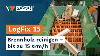 Brennholz einfach reinigen - mit dem Scheitholzsieb "LogFix 15" von POSCH Leibnitz