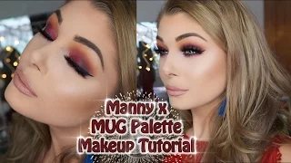 Manny MUA X Makeupgeek Palette Tutorial - Dramatic Red