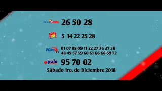 RESULTADOS LEIDSA Y DIVIDENDO LOTO LOTOMÁS SÁBADO 1RO. DICIEMBRE DEL 2018