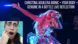 😎Christina Aguilera Bionic & Your body & Genuine in a bottle Live Reaction
