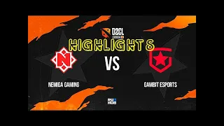 Nemiga Gaming vs Gambit Esports, Winline D2CL 2022 Season 7 Highlights Eiritel & Smile