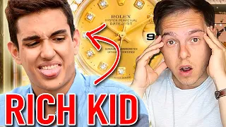 Millionaire Reacts: Spoiled Rich Kid Just Went BROKE!