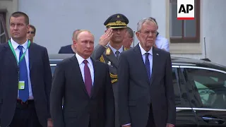 Putin arrives for Austria visit amid fraught Russia-EU ties