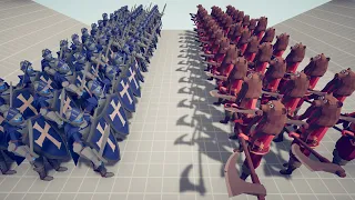 MELEE ARMY vs MELEE ARMY | Totally Accurate Battle Simulator TABS