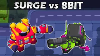 SURGE vs 8 BIT | Hero VS Villain | Brawl Stars