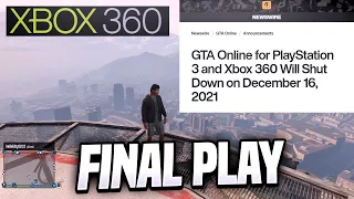 I Played GTA 5 Online on Xbox 360 DAYS Before the Servers ShutDown! End of an Era