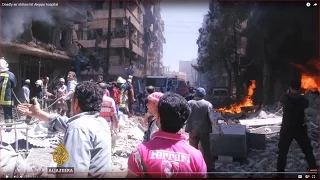 Deadly air strikes hit Aleppo hospital