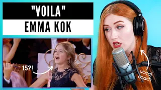 exceptional singing or working exceptionally hard? | voice reaction/analysis of "Voila"
