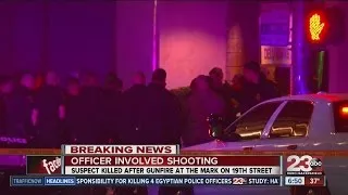 Suspect dead after officer-involved shooting in Downtown Bakersfield