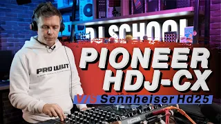 Наушники Pioneer HDJ-CX обзор и сравнение с Sennheiser HD 25