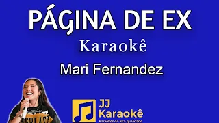 Página de ex - Mari Fernandez - karaokê