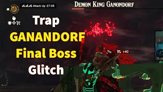 Beat Ganondorf FInal Boss Fight | Trap Ganondorf Glitch Tears of the Kingdom