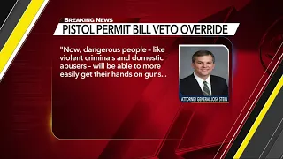 North Carolina House votes to override Gov. Cooper veto over pistol permit bill