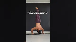 Just 1 exercise to increase Handstand push up up to 20📈