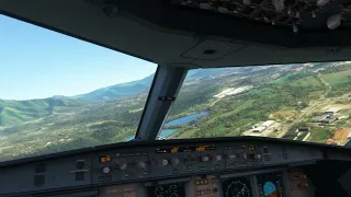 [FS2020] Fenix Volotea A320 landing at Ajaccio LFKJ Visual VPT A RWY20