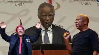 Thabo Mbeki Respond to Julius Malema Kill the Boer Chant at FNB.