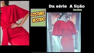 VESTIDO MANGA CAVA GOTA PARA INICIANTE  DIY Luciete  Vasconcelos