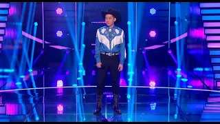 THE COWBOY Sings YOUR MAN By Josh Turner on I CAN SEE YOUR VOICE FOX USA Episode 1x10 - Travis Yee