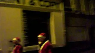 running santa in belgium