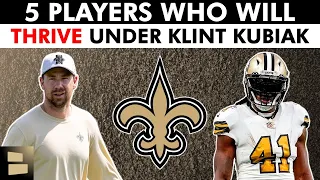 5 New Orleans Saints That Will BALL OUT Under Klint Kubiak In 2024 Ft. Alvin Kamara