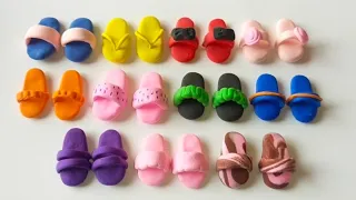 Another collection of my doll shoes.11 pairs of my doll shoes.doll footwear