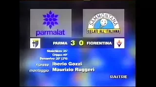 1995-96 (4a - 24-09-1995) Parma-Fiorentina 3-0 [Stoichkov,Crippa,Benarrivo] Servizio D.S.Rai3