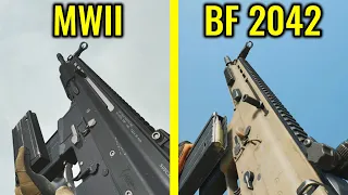 COD MW2 2022 vs Battlefield 2042 - Weapons Comparison