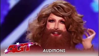 Gingzilla: Viral Sensation Drag Queen Brings The House DOWN!| America's Got Talent 2019