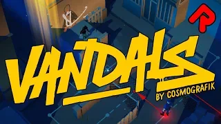 VANDALS gameplay: Draw Graffiti & Evade Police! (Turn-based puzzle game for PC, Android, iOS)