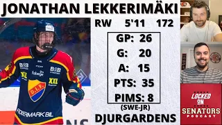 2022 NHL Draft Profile: Jonathan Lekkerimäki