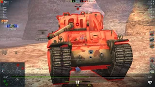 Churchill 1 7kill 1v4 world of tanks blitz